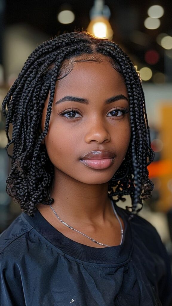 20 Box Braids Hairstyles with Irresistible Curly Ends