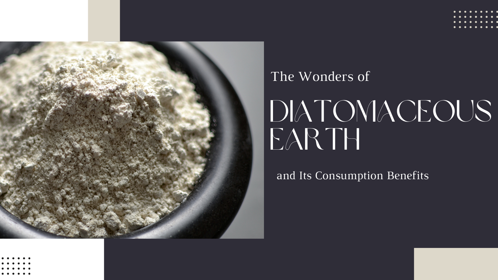The Wonders of Diatomaceous Earth and Its Consumption Benefits