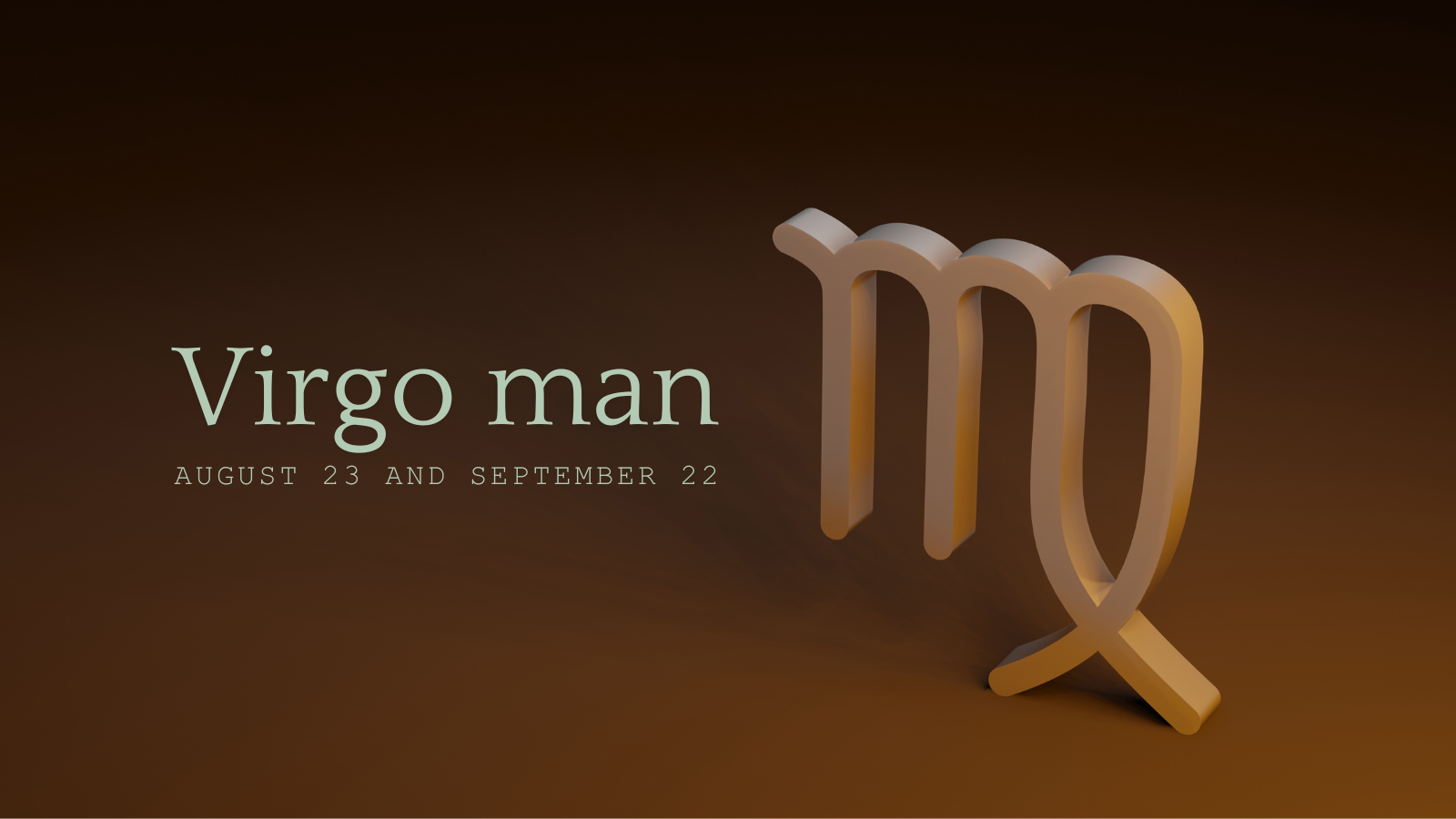 Virgo Man: The Analytical Perfectionist